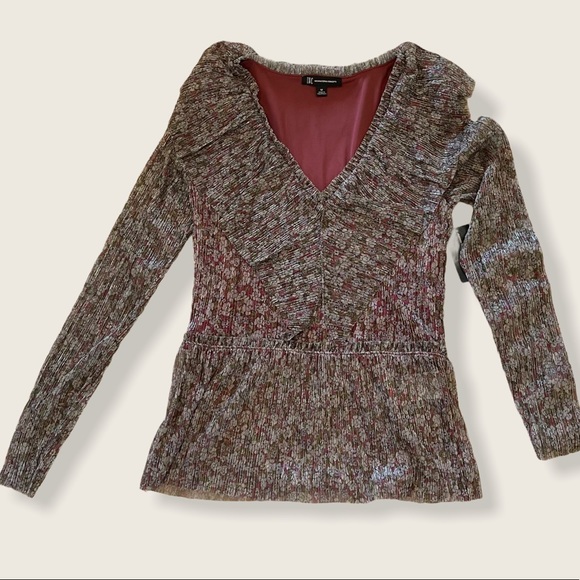 NWT INC International Concepts Ruffled Top - Picture 4 of 12